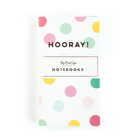Hooray mini  - notebooks